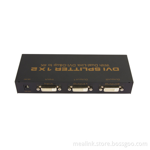 Dual Link 1X2 DVI Splitter (4K, DVI-D DVI)